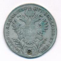 Ausztria 1829. 20kr Ag "I. Ferenc" T:3 lyuktömött
Austria 1829. 20 Kreuzer Ag "Franz...