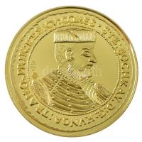 DN "Magyar aranypénzek utánveretben - Bocskai István 10 dukát" aranyozott Ag emlékérem kapszulában, tanúsítvánnyal (5,5g/0.333/25mm) T:PP