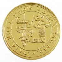 DN "Magyar aranypénzek utánveretben - Bocskai István 10 dukát" aranyozott Ag emlékérem kap...