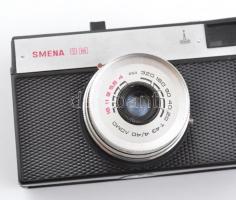Smena 8M Lomo fényképezőgép, bőrtokban, lamellák javítandók 