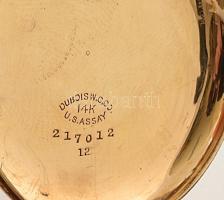 Elgin 14K arany (Au) zsebóra. Jelzett szerkezet, tok. br 59,8 g d:45mm