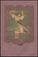 cca 1940 2 db dísztávirat