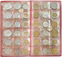 72db-os, főleg olasz és román érmékből álló tétel kisalakú, használt berakóban T:vegyes 72pcs, mostly Italian and Romanian coins in small-size binder C:mixed