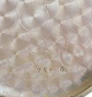 Movado fém tokos zsebóra, jelzett szerkezet, jelzett számlap. Működő, jó állapotban. d: 50 mm