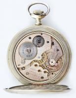 Movado fém tokos zsebóra, jelzett szerkezet, jelzett számlap. Működő, jó állapotban. d: 50 mm
