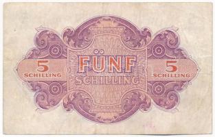 Ausztria / Szövetséges megszállás 1944. 5Sch "19H 706732" T:III folt
Austria / Allied occ...