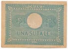 Románia 1945. 100L T:III folt, középen kis szakadás
Romania 1945. 100 Lei C:F spot, small tear in t...
