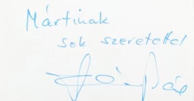 Szécsi Pál énekes autográf dedikált fotója 6x9 cm