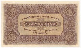 1923. 100K "Magyar Pénzjegynyomda Rt." nyomdahely jelöléssel T:III szép papír
Adamo K30