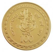 DN "Kámaszutra - Vadászat" aranyozott Cu multicolor érem, német nyelvű leírással, magyar t...