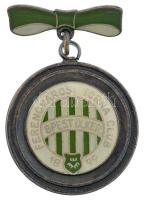 DN Ferencvárosi Torna Club - Budapest IX. ker. zománcozott fém jelvény (~42x30mm) T:2- patina, kopott zománc