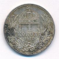 1912KB 1K Ag "Ferenc József" T:1-,2 patina 
Adamo K5.1