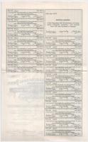 Brád 1910. "Brádi Közgazdasági Bank Részvénytársaság" névre részvénye 100K-ról, szelvények...