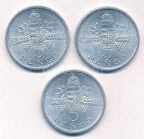 1945. 5P Al (3x) "Parlament" T:2 patina
Adamo P8.4