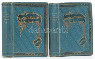 D'Artagnan: Régi magyar társasélet I-II. köt. Előszóval ellátta: Porzó. [Ágai Adolf.] Bp., 1900, Athenaeum. Kiadói aranyozott, festett zöld egészvászon-kötések, az I. kötet gerince javított a borítón kopásnyomokkal.