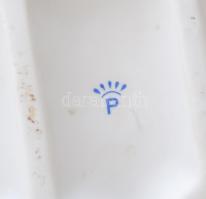 Poema porcelán figurák. Kávézó pár. Biszkvit porcelán, festett, hibátlan. 20x20 cm