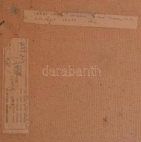 Seres János (1920-2004): Csendélet, 1967. Olaj, farost. Jelezve jobbra lent. Apró felületi sérülésse...