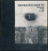 Szentendrei Tárlat '83. Szentendrei Képtár 1983 Október. Kecskemét, 1983, Petőfi-ny. Kiadói papírkötés, kijáró lapokkal. Megjelent 800 példányban. + A Szentendrei Művészet 50 éve. Szentendre, 1977., Pest Megyei Múzeumok Igazgatósága. Kiadói papírkötés.