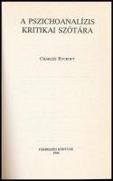 Rycroft, Charles: A pszichoanalízis kritikai szótára. 1994, Párbeszéd Könyvek. Kiadói papírkötés, jó...