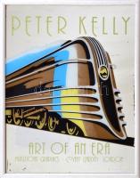 Peter Kelly, Art of era, Meiklejohn Graphics, Covent Garden London. Üvegre készül art deco nyomat, feltehetően XX. sz. vége, kopásnyomokkal, apró foltokkal, fakeretben, 38x27,5 cm