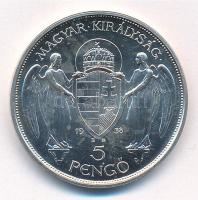 2007. 1 Pengő / 5 Pengő jelzett Ag emlékérem a "Berán Lajos és a pengő" forgalmi sorból (1...