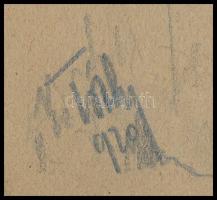 Tóth Gyula (1891-1970): Fácán, 1920. Ceruza, papír, jelzett, 21x13,5 cm