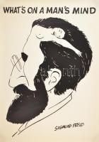 Whats on a mans mind - Sigmund Freud plakát, kis szakadással, 100×70 cm
