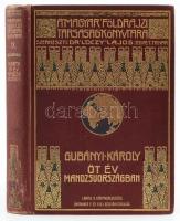 Gubányi Károly (1867-1935): Öt év Mandzsuországban. Lóczy Lajos előszavával. Magyar Földrajzi Társaság könyvtára. Bp.,é.n.(1906), Lampel R. (Wodianer F. és Fiai), VII+327 p.+16 (egészoldalas fekete-fehér fotók) t. Szövegközti fekete-fehér fotókkal illusztrált. Kiadói dúsan aranyozott egészvászon sorozatkötésben, Gerincen kis kopással, egyébként szép állapotban