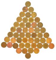 NSZK 1950-1991. 5pf (50x) T:2-3 FRG 1950-1991. 5 Pfennig (50x) C:XF-F