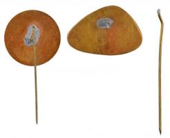 ~1960-1970. "ATOMKI" 2xklf, 10 és 25 éves zománcozott fém jelvény az MTA debreceni Atommag...