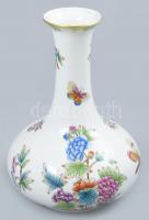 Herendi Viktória mintás váza. Kézzel festett, jelzett, hibátlan. 20 cm