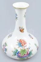 Herendi Viktória mintás váza. Kézzel festett, jelzett, hibátlan. 20 cm