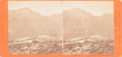 cca 1900 16 db vegyes francia és amerikai városképes sztereofotó