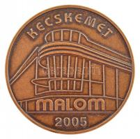 2005. Kecskemét - Malom bronz emlékérem eredeti tokban (42,5mm) T:1