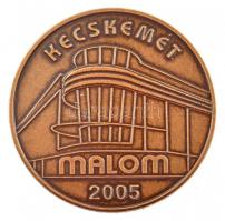 2005. Kecskemét - Malom bronz emlékérem eredeti tokban (42,5mm) T:1