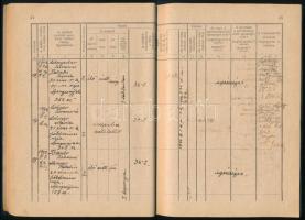 1929 Bábanapló teljesen kitöltve, betelítve bejegyzésekkel