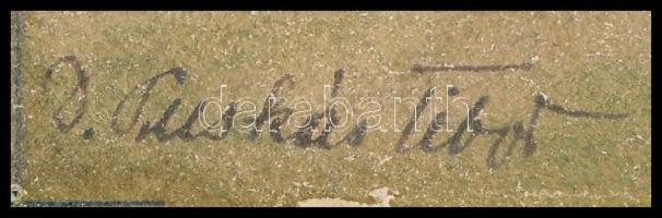 Puskás Tibor (?-?), működött a XX. sz. első felében/közepén: Nyírfák. Akvarell, papír, jelzett. 31x2...