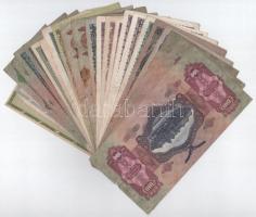 24db-os magyar Pengő bankjegytétel T:III,III-