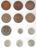 105db-os klf török érme tétel két kisalakú berakóba rendezve T:2-3 105pcs of different turkish coin lot arrenged in two small-sized binder C:XF-F
