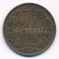 Hollandia 1877. 2 1/2c Br T:2 Netherlands 1877. 2 1/2 Cent Br C:XF