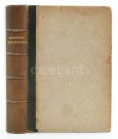 Comte de Gobineau: A renaissance. Bp., Genius. Bordázott gerincű félbőr-kötés, kopottas állapotban