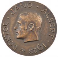 Reményi József (1887-1977) 1923. Dr. Jánó Albert kétoldalas bronz emlékérem (60mm) T:1-