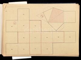 Pethes Endre: 222 ábrázoló geometriai feladat Bp., 1963. Móra. Kiadói félvászon kötésben