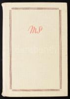 Márai Sándor: Négy évszak. Bp., Révai. Első kiadás! Kiadói egészvászon kötés, jó állapotban