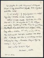 1958 Levél Marosán György elvtársnak Romániából, tartalommal