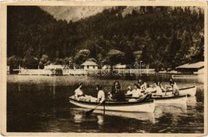 Tusnádfürdő, Baile Tusnad; csónakázók / rowing boats (fl)