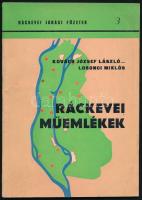 Kovács-Losonci: Ráckevei műemlékek. Ráckeve, 1968. 80p. Kiadói papírborítóval