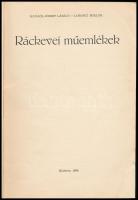 Kovács-Losonci: Ráckevei műemlékek. Ráckeve, 1968. 80p. Kiadói papírborítóval