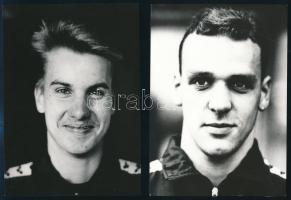 Czene Attila, Szabados Béla és egy 3. úszó aláírt fotója 18x12 c,m