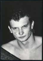 Czene Attila, Szabados Béla és egy 3. úszó aláírt fotója 18x12 c,m